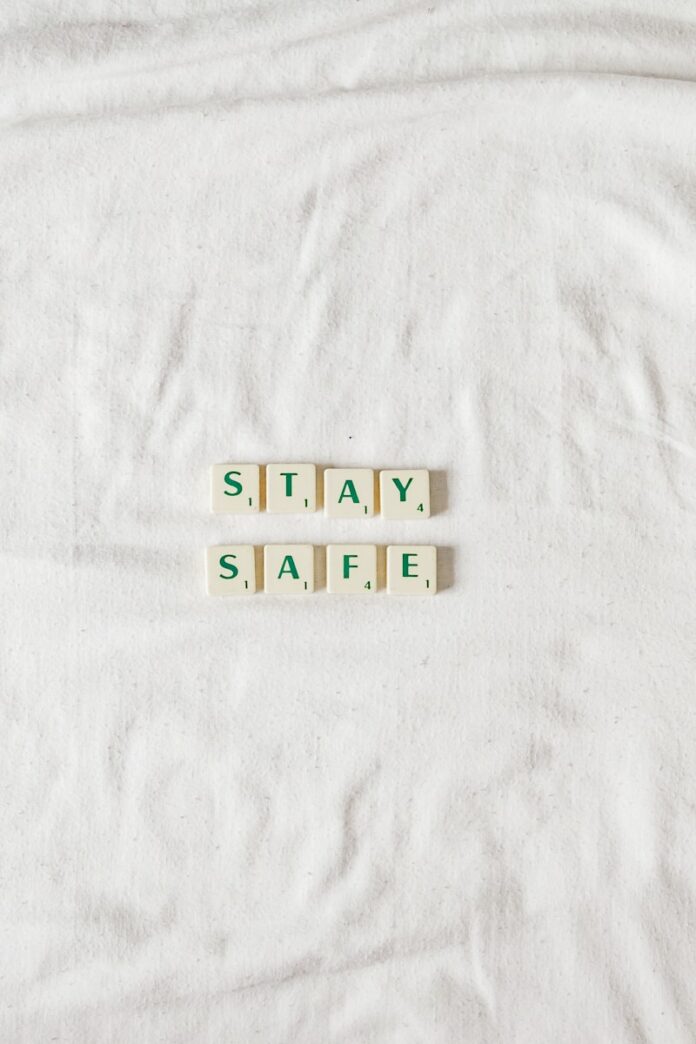 text on white textile